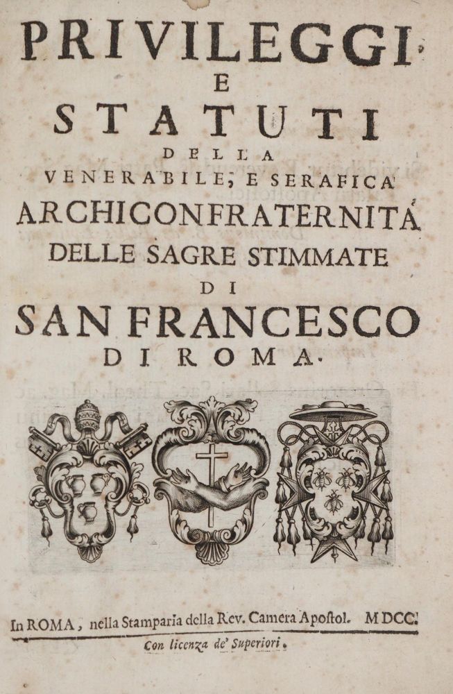 Große Abbildung Nr.1: 140-2467 Privileggi e Statuti: (Italien, Rom)