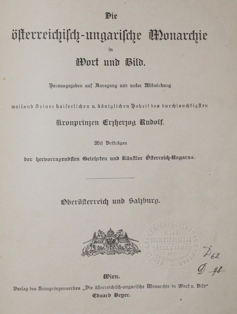 Große Abbildung Nr.1: 140-2506 Österreischisch-Ungarische Monarchie in Wort und Bild, Die.: (Österreich)