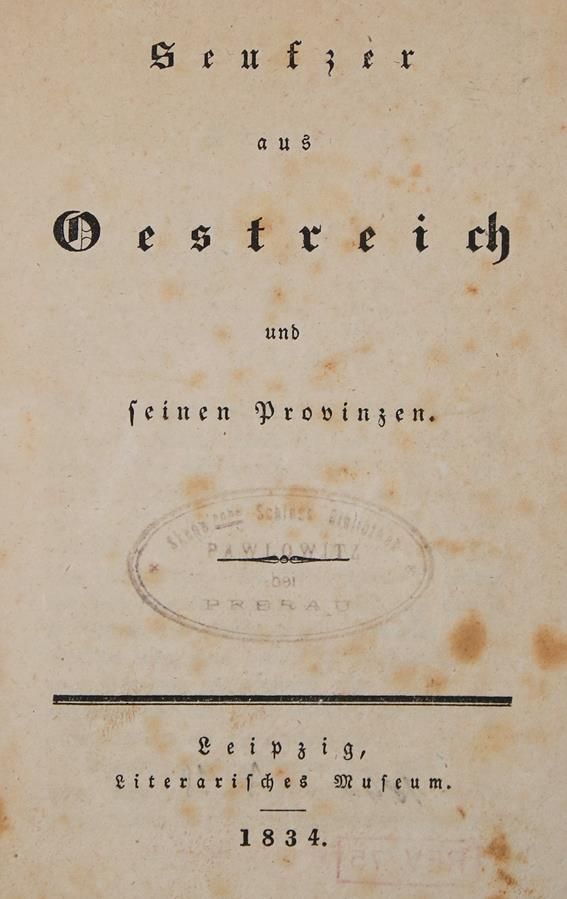 Große Abbildung Nr.1: 140-2516 (Sealsfield,C., d.i. K.A.Postl).: (Österreich)