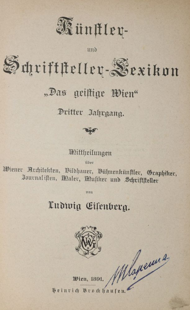 Große Abbildung Nr.1: 140-2530 Eisenberg,L.: (Österreich, Wien)