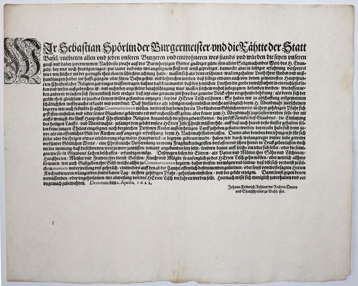 Große Abbildung Nr.1: 140-2535 Schulordnung,: (Schweiz, Basel)