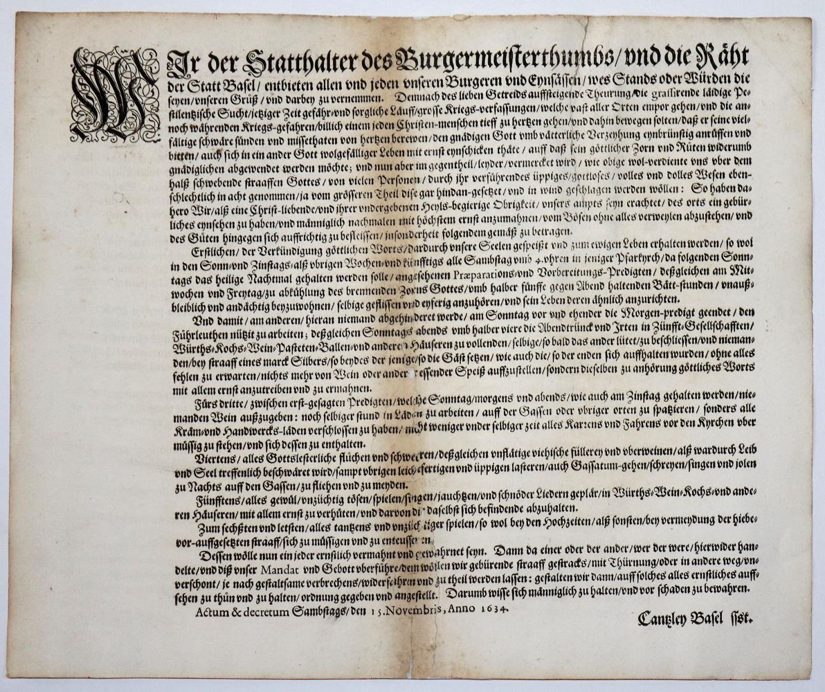 Große Abbildung Nr.2: 140-2535 Schulordnung,: (Schweiz, Basel)