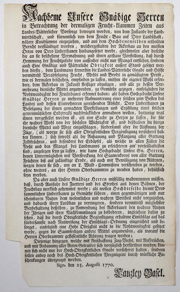 Große Abbildung Nr.4: 140-2535 Schulordnung,: (Schweiz, Basel)
