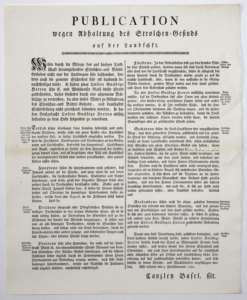 Große Abbildung Nr.5: 140-2535 Schulordnung,: (Schweiz, Basel)