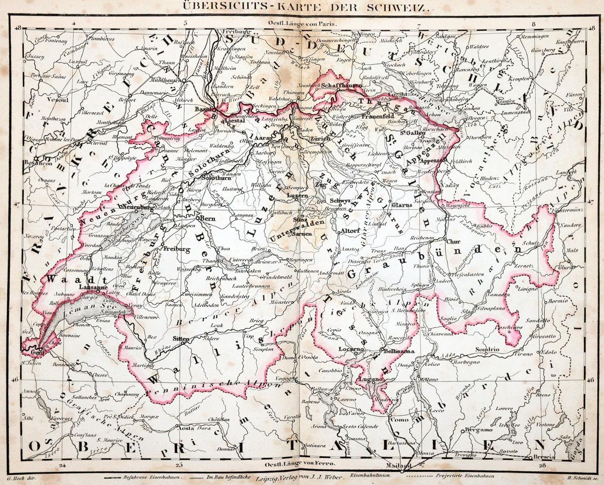 Große Abbildung Nr.2: 140-2537 Illustrirter Alpen-Führer.: (Schweiz)
