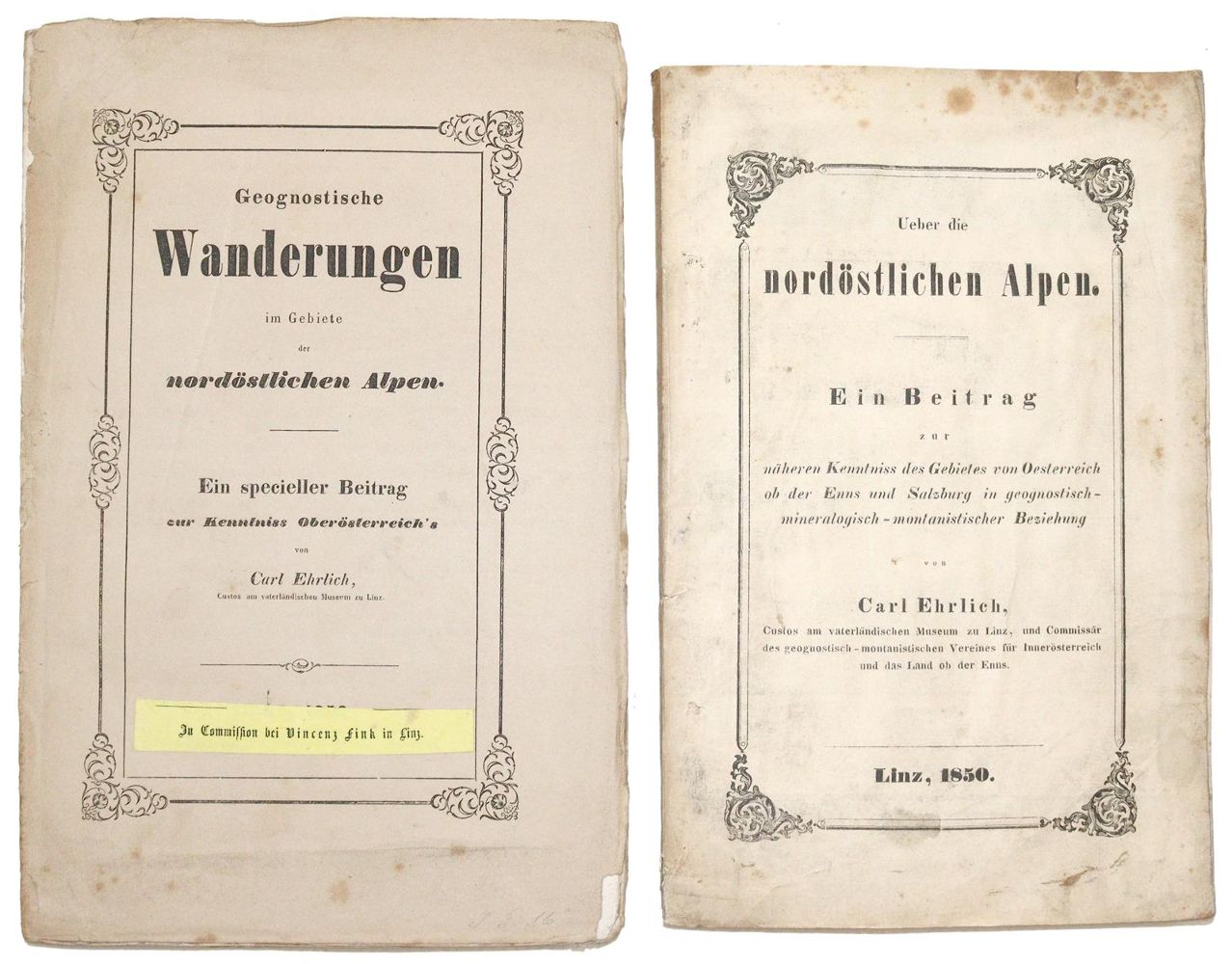 Große Abbildung Nr.1: 140-2545 Ehrlich,C.: (Verschiedene Länder - Geschichte, Alpen und Alpinismus)