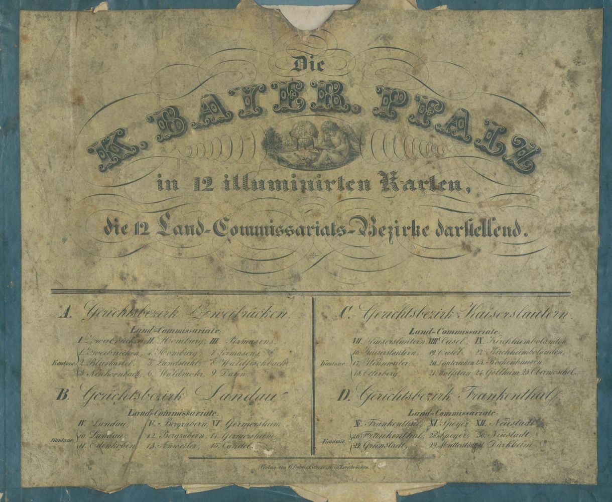 Große Abbildung Nr.1: 140-2559 Pfalz.: (Verschiedene Länder - Geschichte, Atlanten)