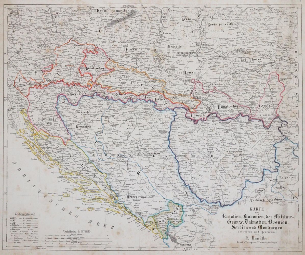 Große Abbildung Nr.1: 140-2561 Sohr,K. u. F.Handtke.: (Verschiedene Länder - Geschichte, Atlanten)