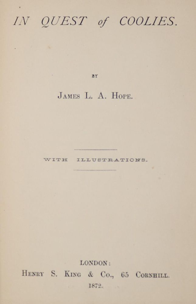 Große Abbildung Nr.2: 140-2567 Hope,J.L.A.: (Verschiedene Länder - Geschichte, Australien)