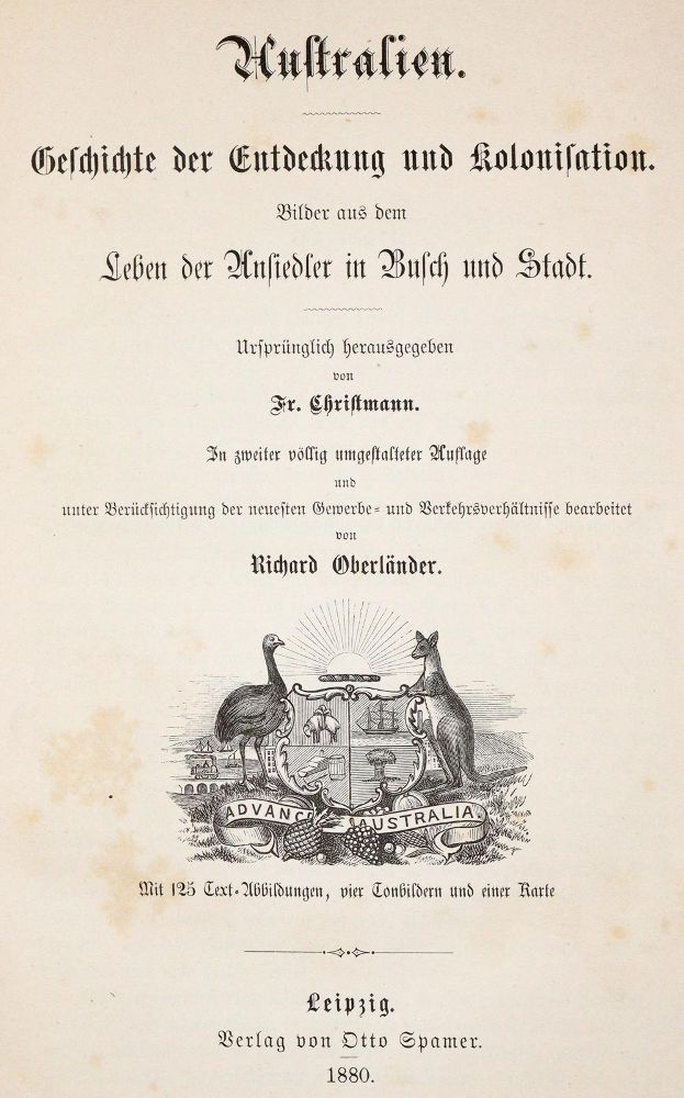 Große Abbildung Nr.1: 140-2568 Oberländer,R.: (Verschiedene Länder - Geschichte, Australien)