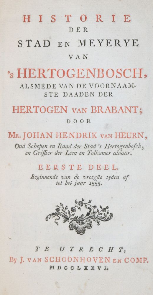 Große Abbildung Nr.1: 140-2577 Heurn,J.H.van.: (Verschiedene Länder - Geschichte, Benelux)