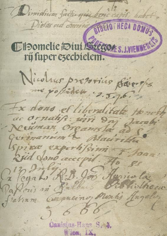 Große Abbildung Nr.1: 140-258 Gregorius I. (Papst).: (Alte Drucke, Handschriften und Theologie)