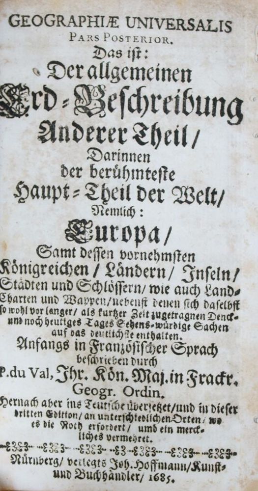 Große Abbildung Nr.1: 140-2594 Du Val,P.: (Verschiedene Länder - Geschichte)