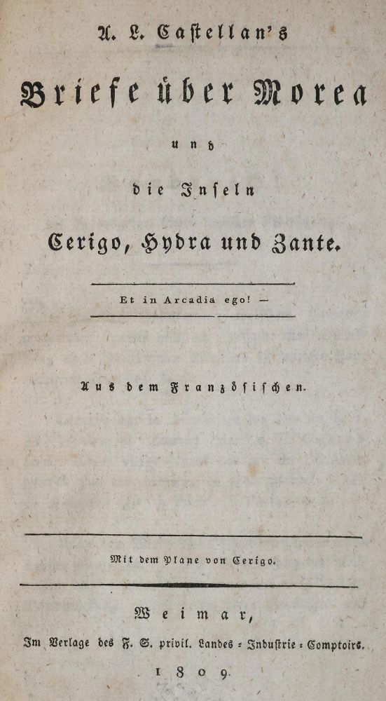 Große Abbildung Nr.1: 140-2604 Castellan,A.L.: (Verschiedene Länder - Geschichte, Griechenland)