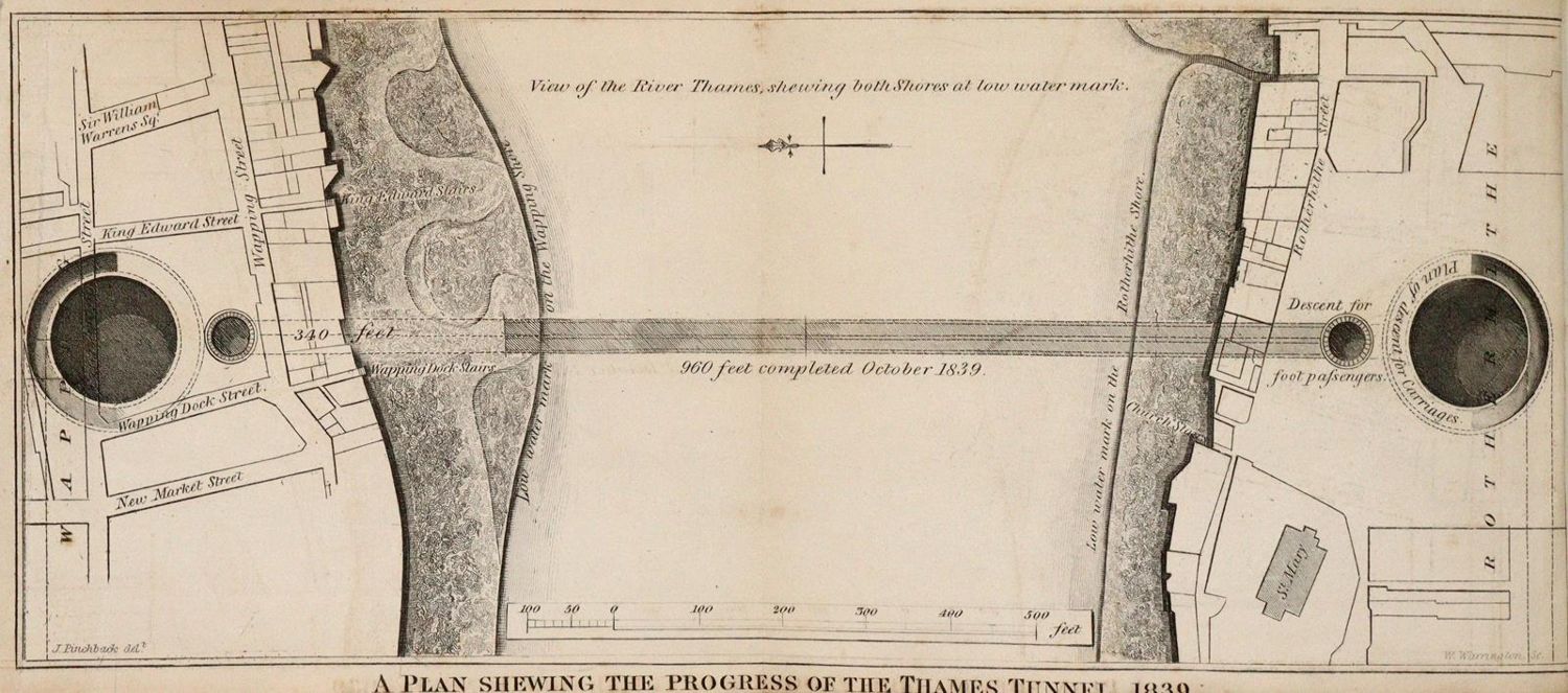 Große Abbildung Nr.3: 140-2613 Themse-Tunnel.: (Verschiedene Länder - Geschichte, Grossbritannien)