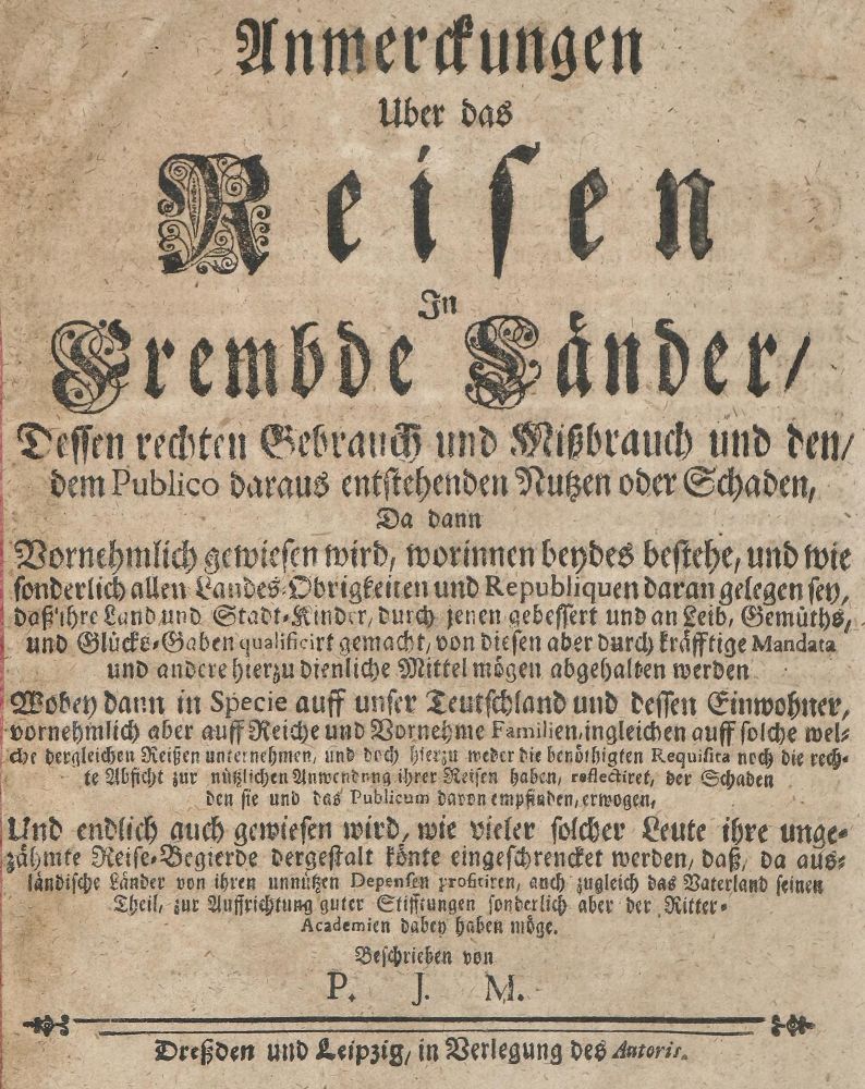 Große Abbildung Nr.1: 140-2626 M(arperger),P.J.: (Verschiedene Länder - Geschichte)