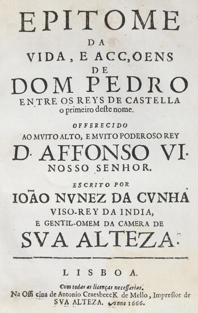 Große Abbildung Nr.1: 140-2637 Nunez da Cunha,J.: (Verschiedene Länder - Geschichte, Portugal)