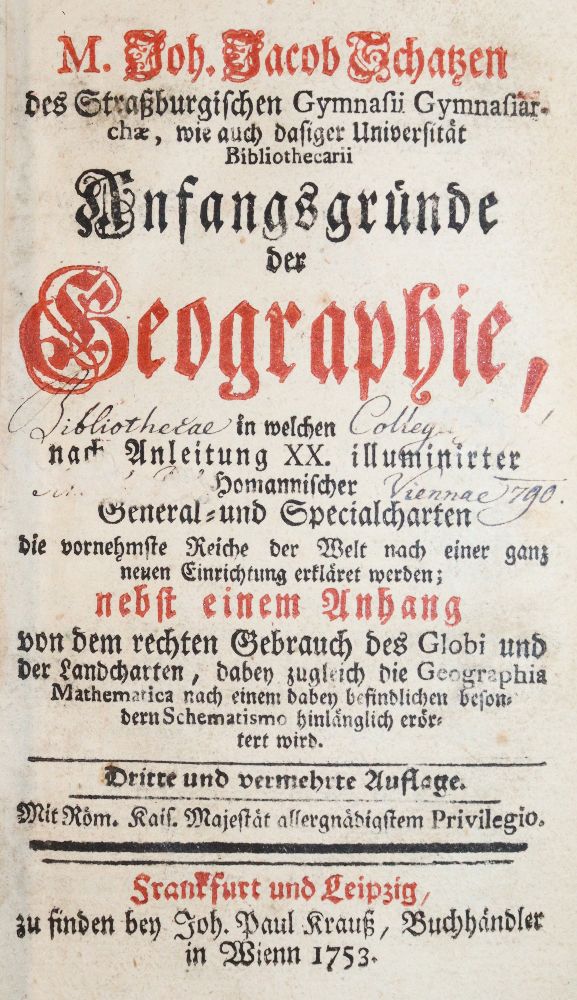 Große Abbildung Nr.1: 140-2650 Schatz,J.J.: (Verschiedene Länder - Geschichte)