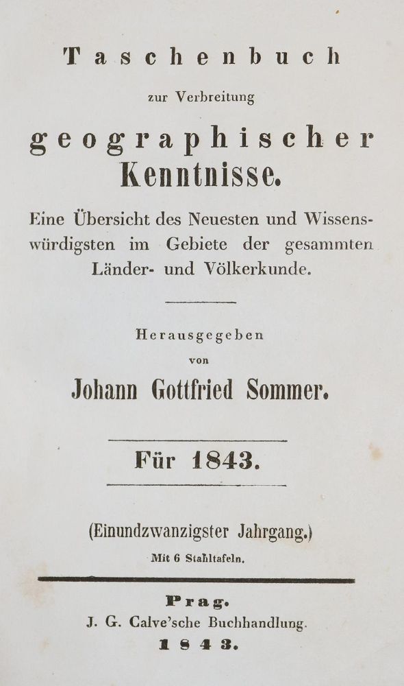 Große Abbildung Nr.2: 140-2654 Sommer,J.G. (Hrsg.).: (Verschiedene Länder - Geschichte)
