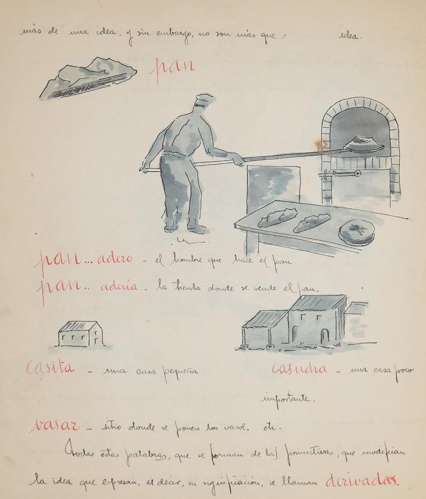 Große Abbildung Nr.1: 140-2656 Planes de Trabajo.: (Verschiedene Länder - Geschichte, Spanien, Handschriften)