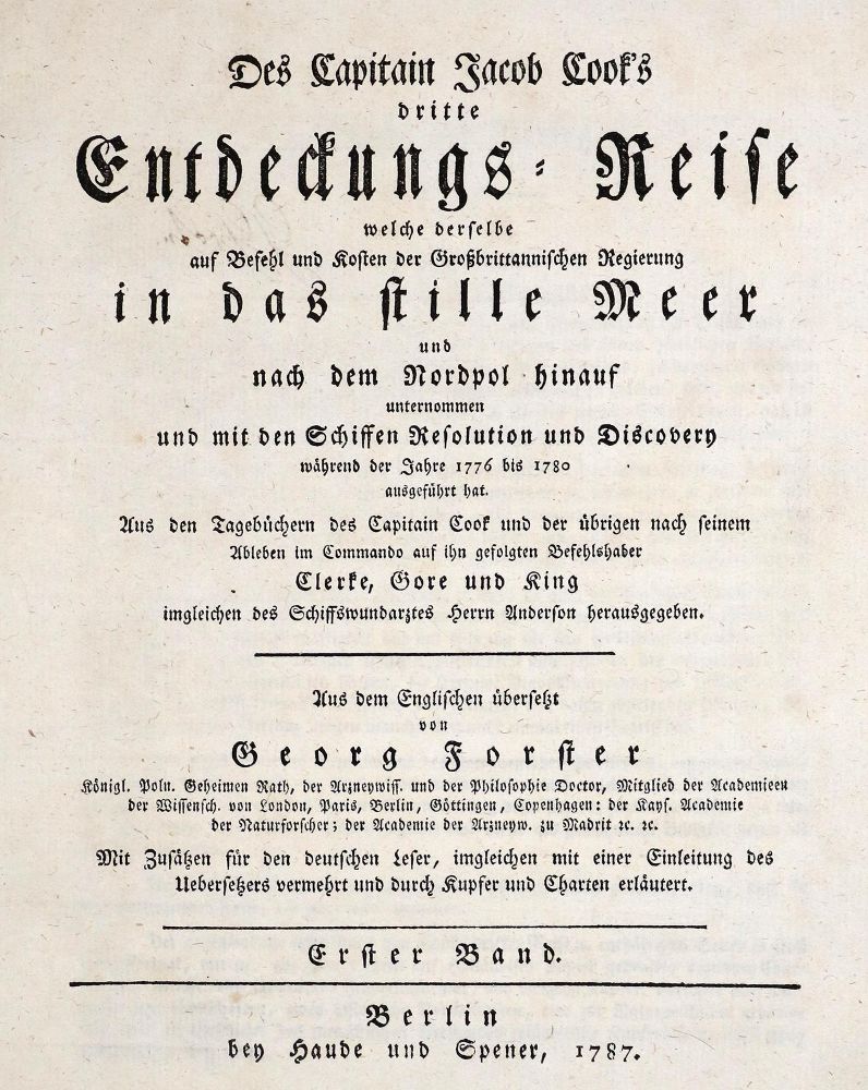 Große Abbildung Nr.1: 140-2662 Forster,G.: (Verschiedene Länder - Geschichte, Südsee)