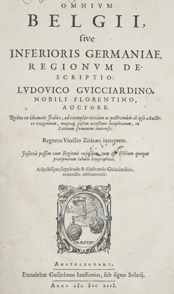 Große Abbildung Nr.1: 140-267 Guicciardini,L.: (Alte Drucke, Handschriften und Theologie)