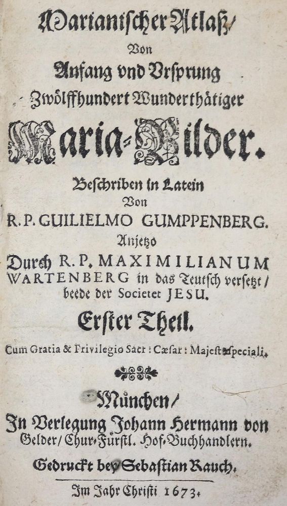 Große Abbildung Nr.2: 140-268 Gumppenberg,W.: (Alte Drucke, Handschriften und Theologie)