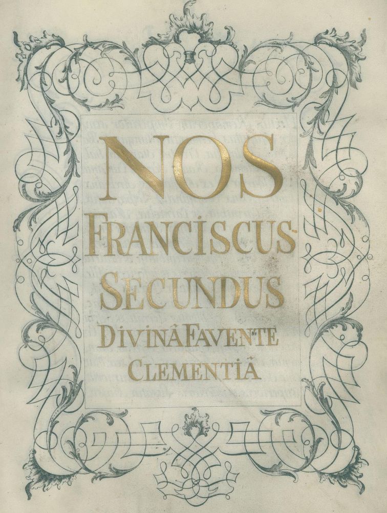 Große Abbildung Nr.1: 140-2685 Franz II.,: (Autographen)