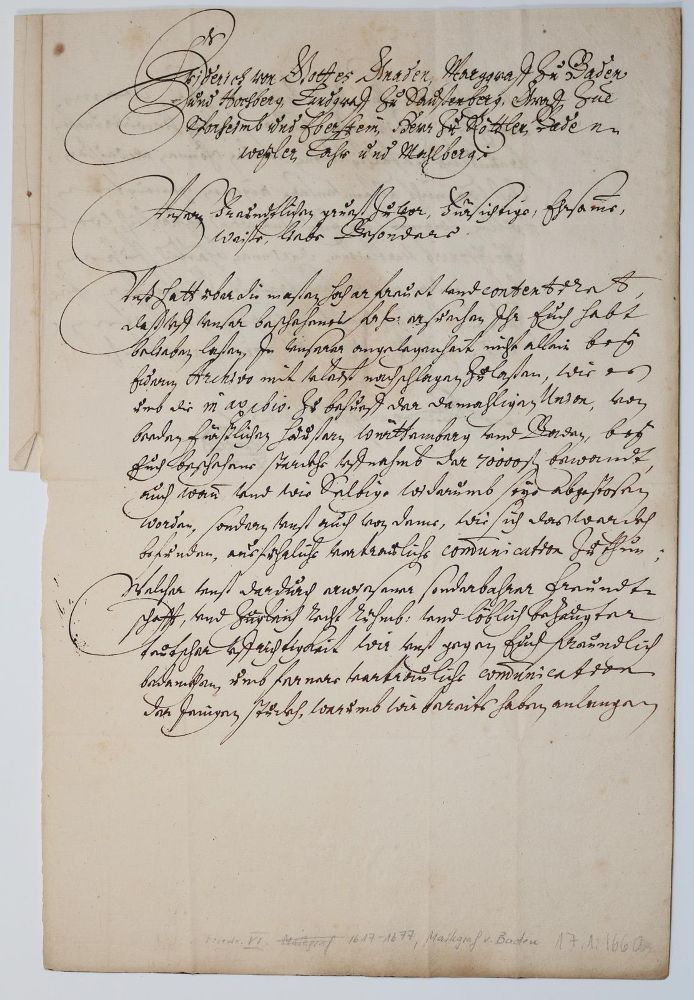 Große Abbildung Nr.1: 140-2686 Friedrich VI.,: (Autographen)