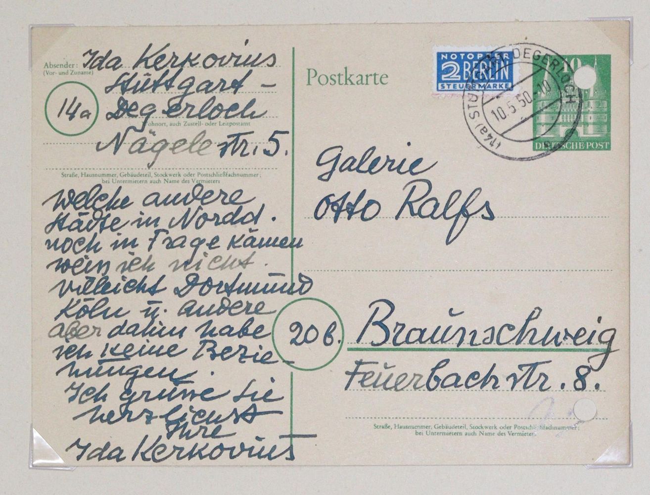 Große Abbildung Nr.7: 140-2694 Künstler.: (Autographen)