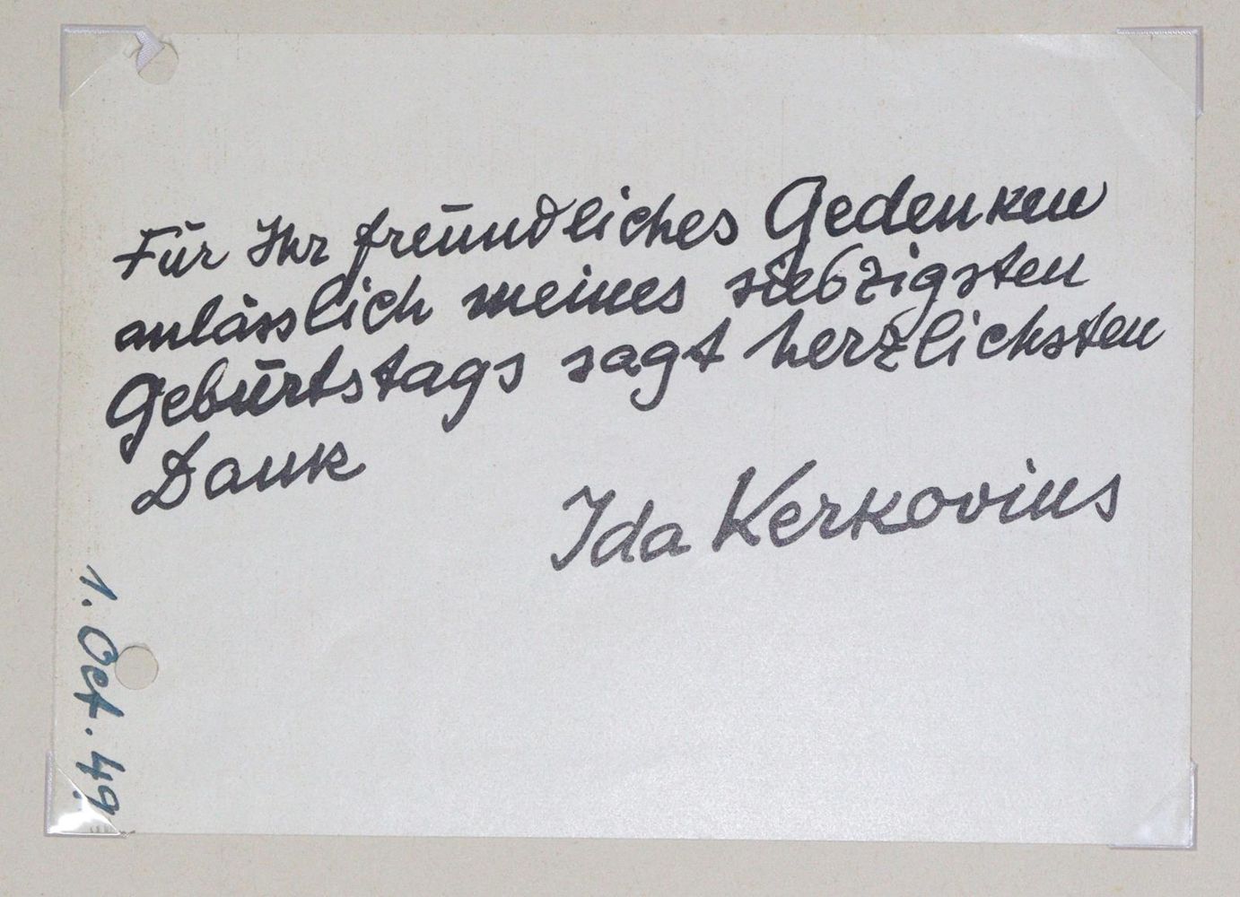 Große Abbildung Nr.8: 140-2694 Künstler.: (Autographen)