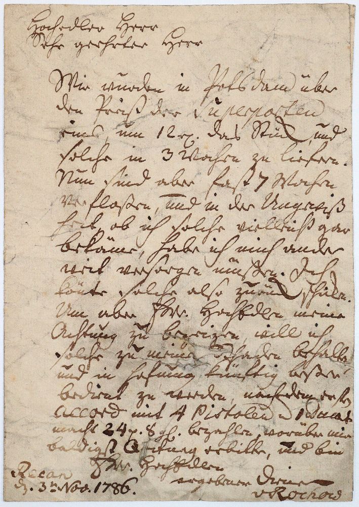 Große Abbildung Nr.1: 140-2702 Rochow, Friedrich Eberhard von,: (Autographen)