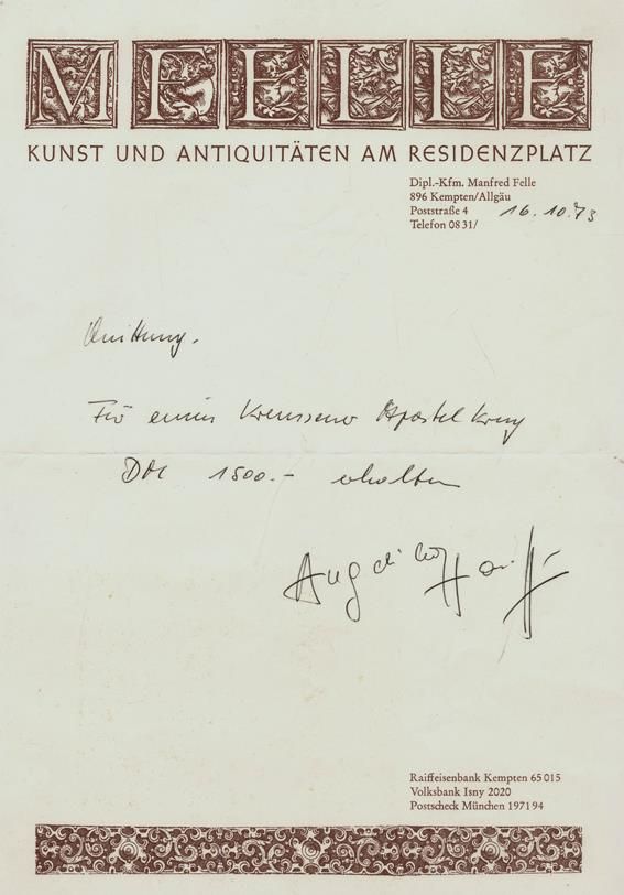 Große Abbildung Nr.3: 140-2705 Schriftsteller u.a.: (Autographen)