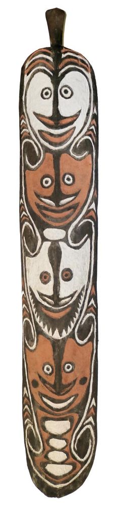 Große Abbildung Nr.1: 140-2789 Sepik Kampfschild: (Varia)