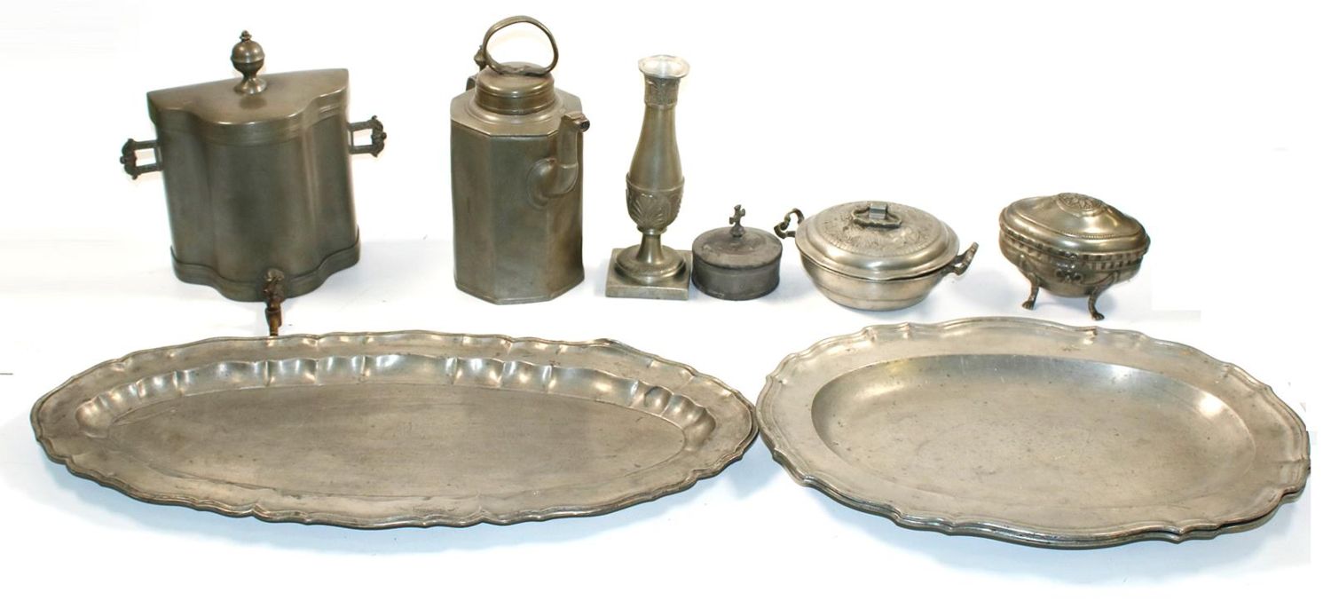 Große Abbildung Nr.2: 140-2808 Historische Zinnsammlung: (Varia, Zinn)