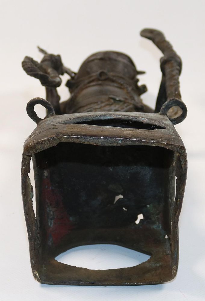 Große Abbildung Nr.4: 140-2815 Benin Bronze: (Afrika, Figuren)