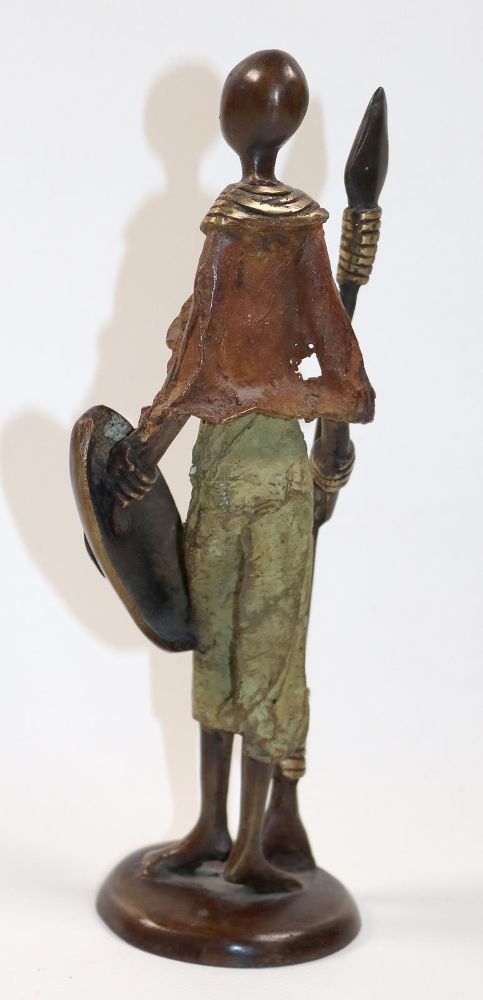 Große Abbildung Nr.2: 140-2816 Bronzefigur wohl: (Afrika, Figuren)