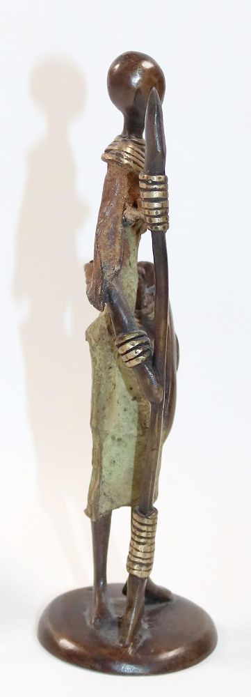 Große Abbildung Nr.4: 140-2816 Bronzefigur wohl: (Afrika, Figuren)