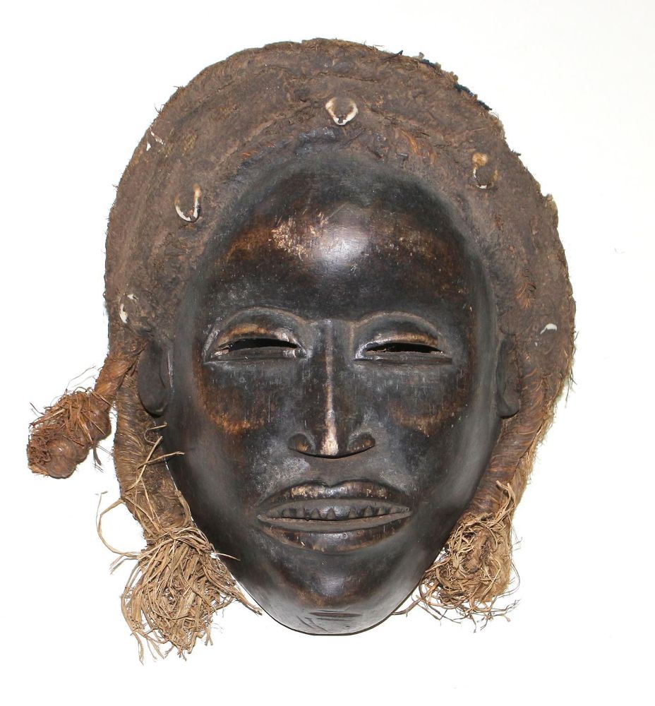 Große Abbildung Nr.1: 140-2833 Maske wohl Lega D.R.Kongo.: (Afrika, Masken)