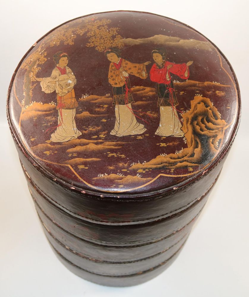 Große Abbildung Nr.2: 140-2846 China große Deckeldose: (Asiatika)