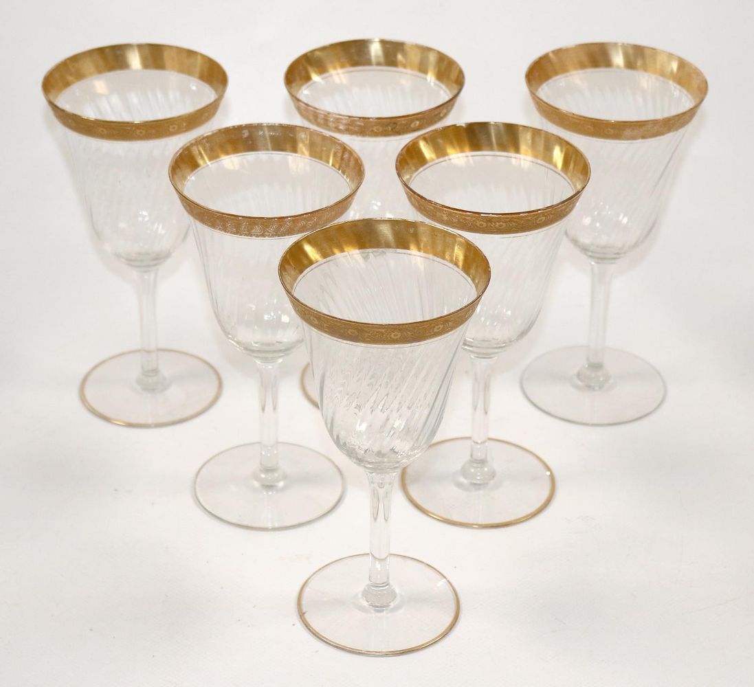 Große Abbildung Nr.1: 140-2912 6 Weissweingläser: (Glas)