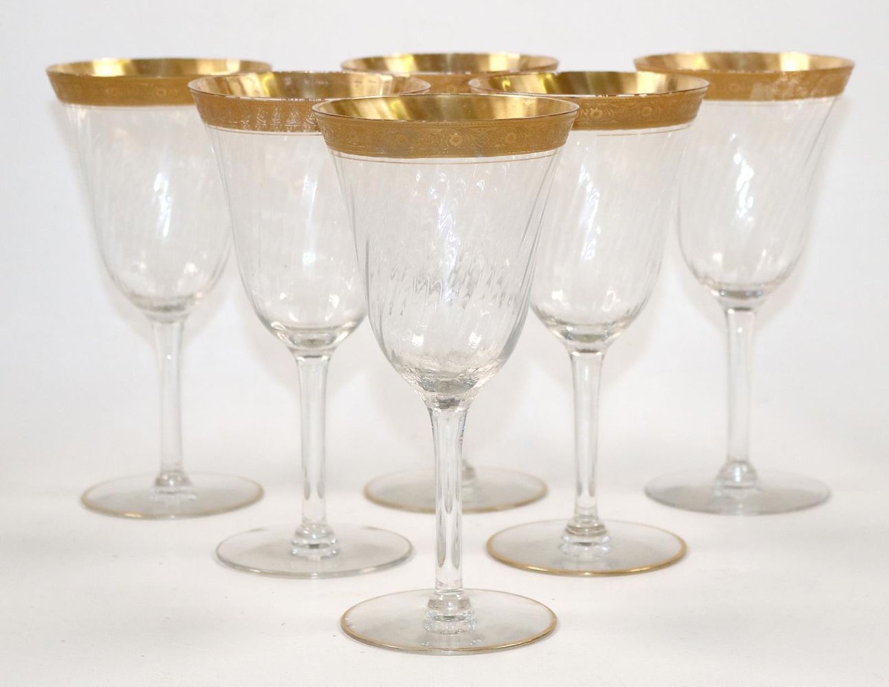 Große Abbildung Nr.2: 140-2912 6 Weissweingläser: (Glas)