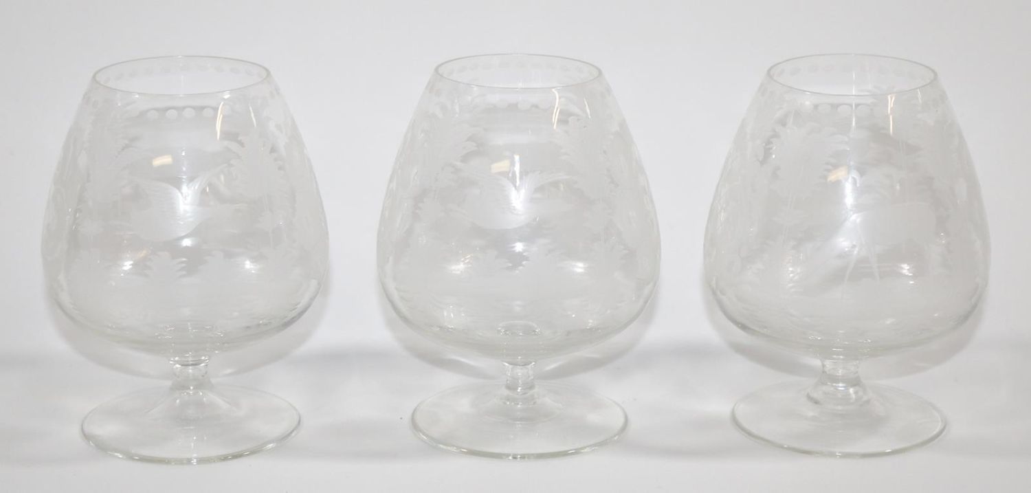 Große Abbildung Nr.1: 140-2914 Elegante Cognacschwenker.: (Glas)