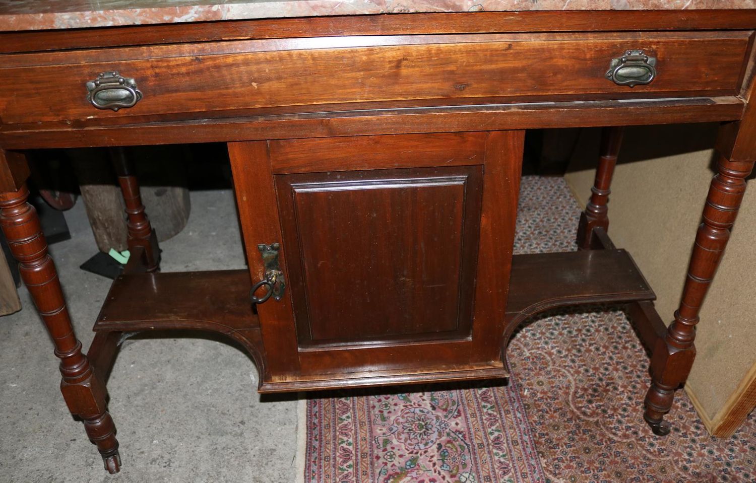 Große Abbildung Nr.6: 140-2936 Jugendstil Aufsatzkommode: (Möbel, Kommoden)