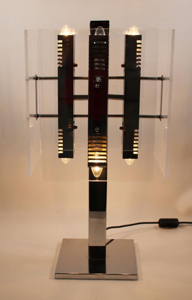 Große Abbildung Nr.3: 140-2944 Paar Designlampen.: (Möbel, Lampen)