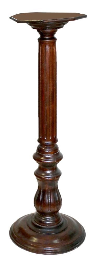 Große Abbildung Nr.1: 140-2948 Holzsäule, Rundsäule: (Möbel, Säulen)