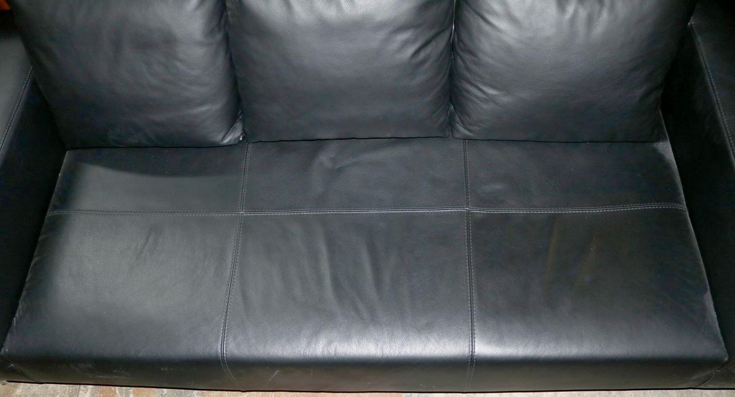Große Abbildung Nr.4: 140-2958 Ledersofa,: (Möbel, Sofa)