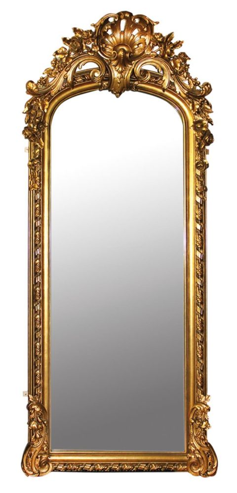 Große Abbildung Nr.1: 140-2960 Hallenspiegel im Louis XV-Stil.: (Möbel, Spiegel)