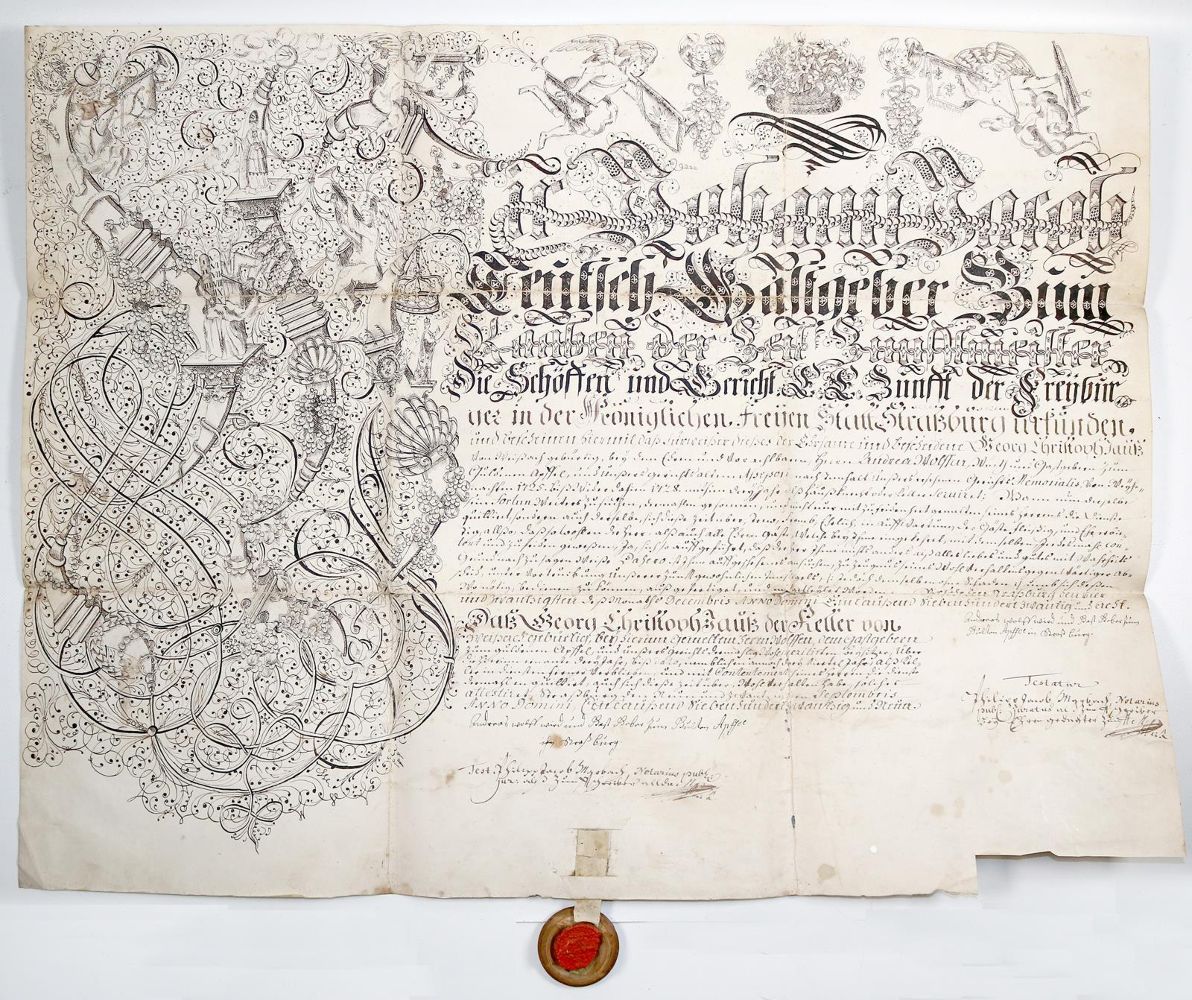 Große Abbildung Nr.1: 140-298 Straßburg.: (Handschriften)