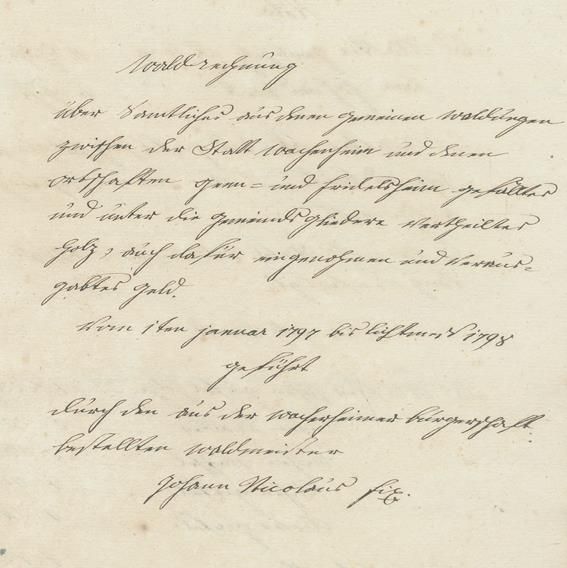 Große Abbildung Nr.1: 140-301 Waldrechnung.: (Handschriften)